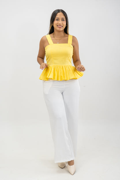 BLUSA MALDIVAS - AMARILLA