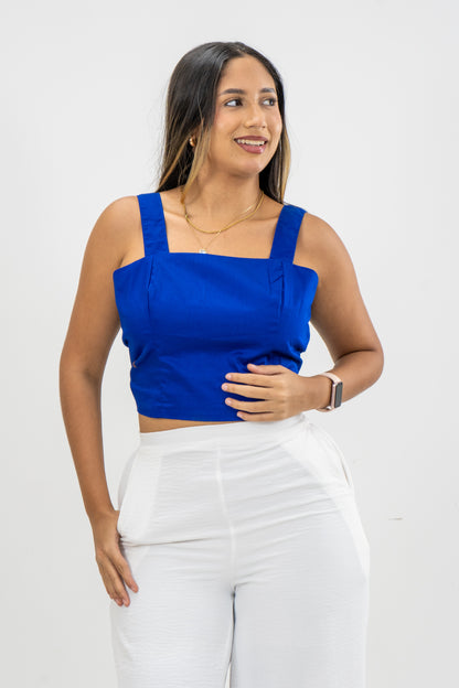BLUSA TAYLOR - AZUL TURQUI