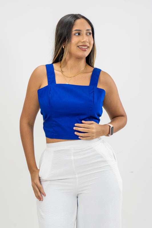 BLUSA TAYLOR - AZUL TURQUI