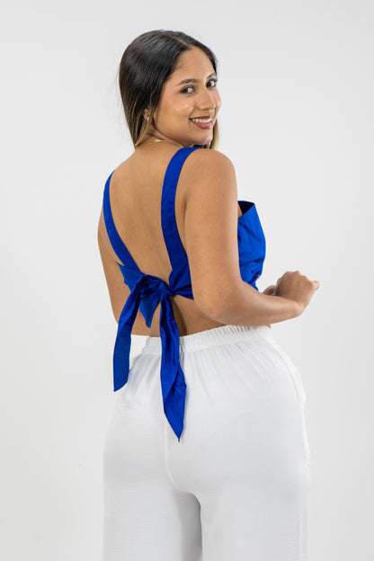 BLUSA TAYLOR - AZUL TURQUI