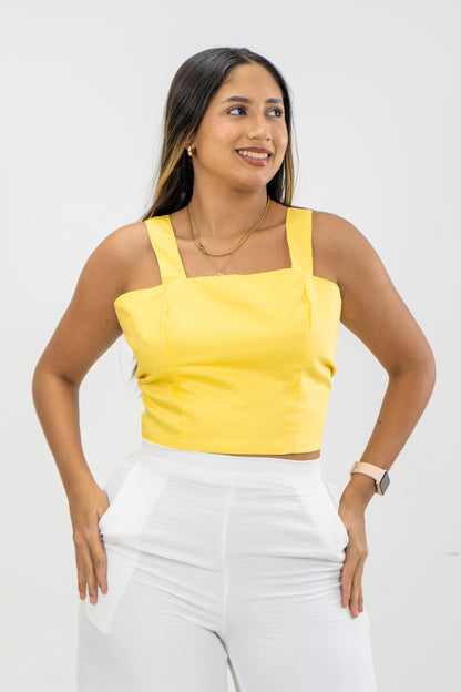 BLUSA TAYLOR - AMARILLO