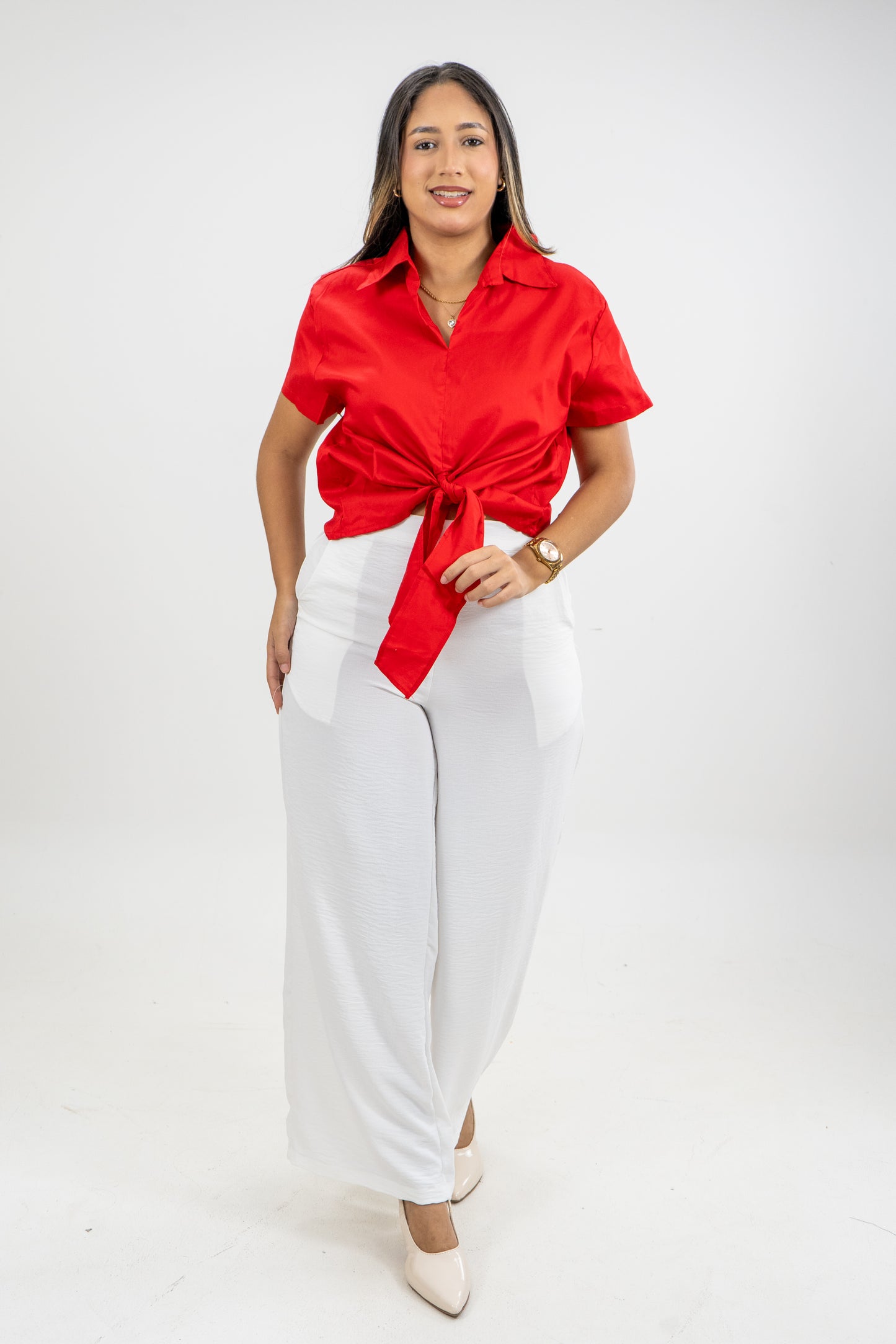 BLUSA ANDREA - COLOR ROJO