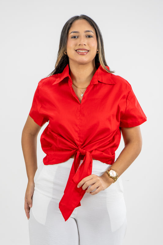 BLUSA ANDREA - COLOR ROJO