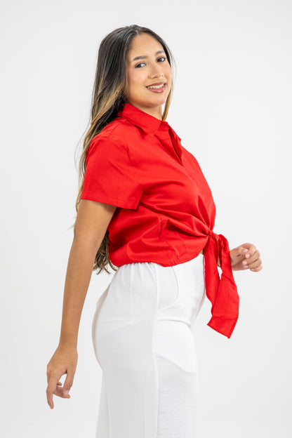 BLUSA ANDREA - COLOR ROJO