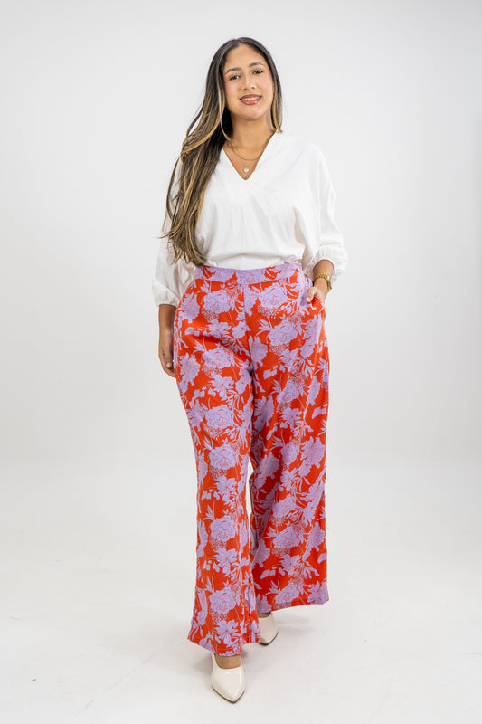 PANTALON AMBART  -  COLOR ROJO