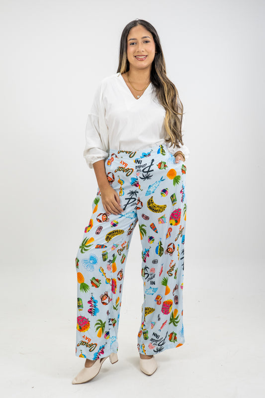 PANTALON AMBART  - COLOR AZUL