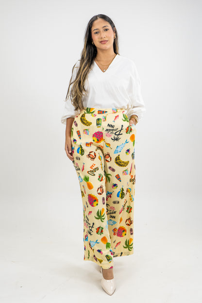 PANTALON AMBART  - COLOR AMARILLO