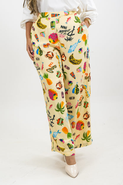 PANTALON AMBART  - COLOR AMARILLO
