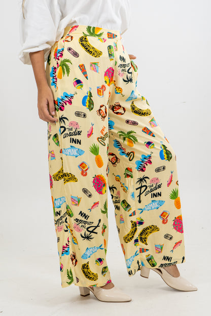 PANTALON AMBART  - COLOR AMARILLO