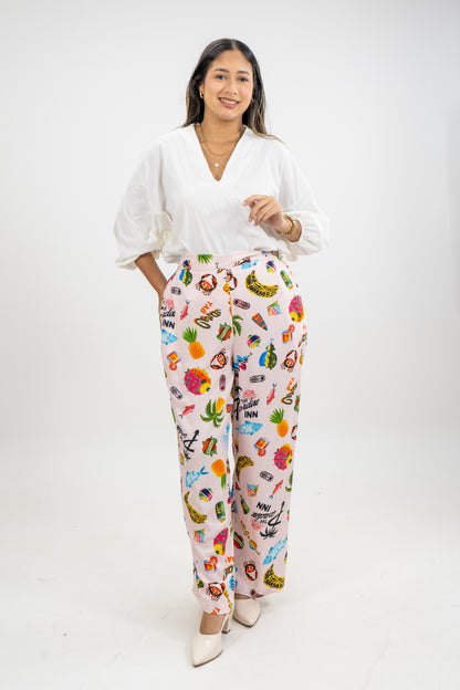 PANTALON AMBART  - COLOR ROSA