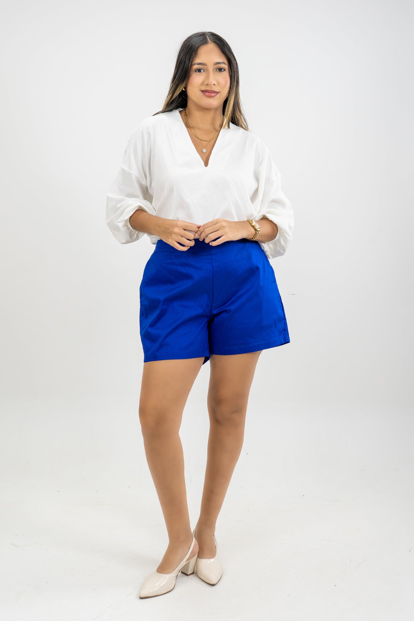 SHORT HADDI - COLOR AZUL