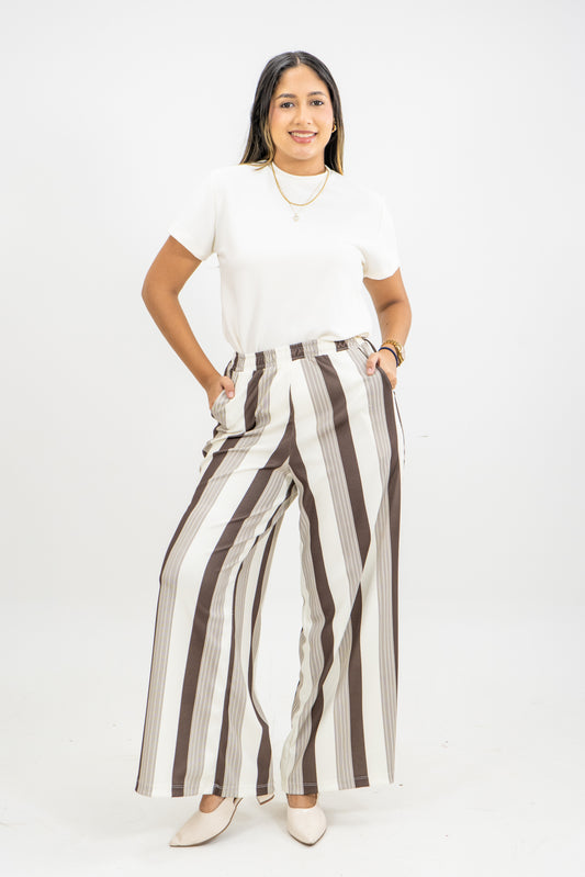 PANTALON AMBART ROMA - COLOR GRIS MARRON