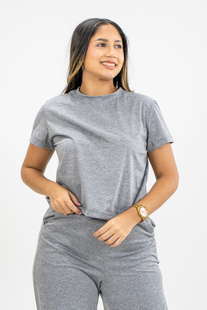 BLUSA ROMA - COLOR GRIS ASPEN