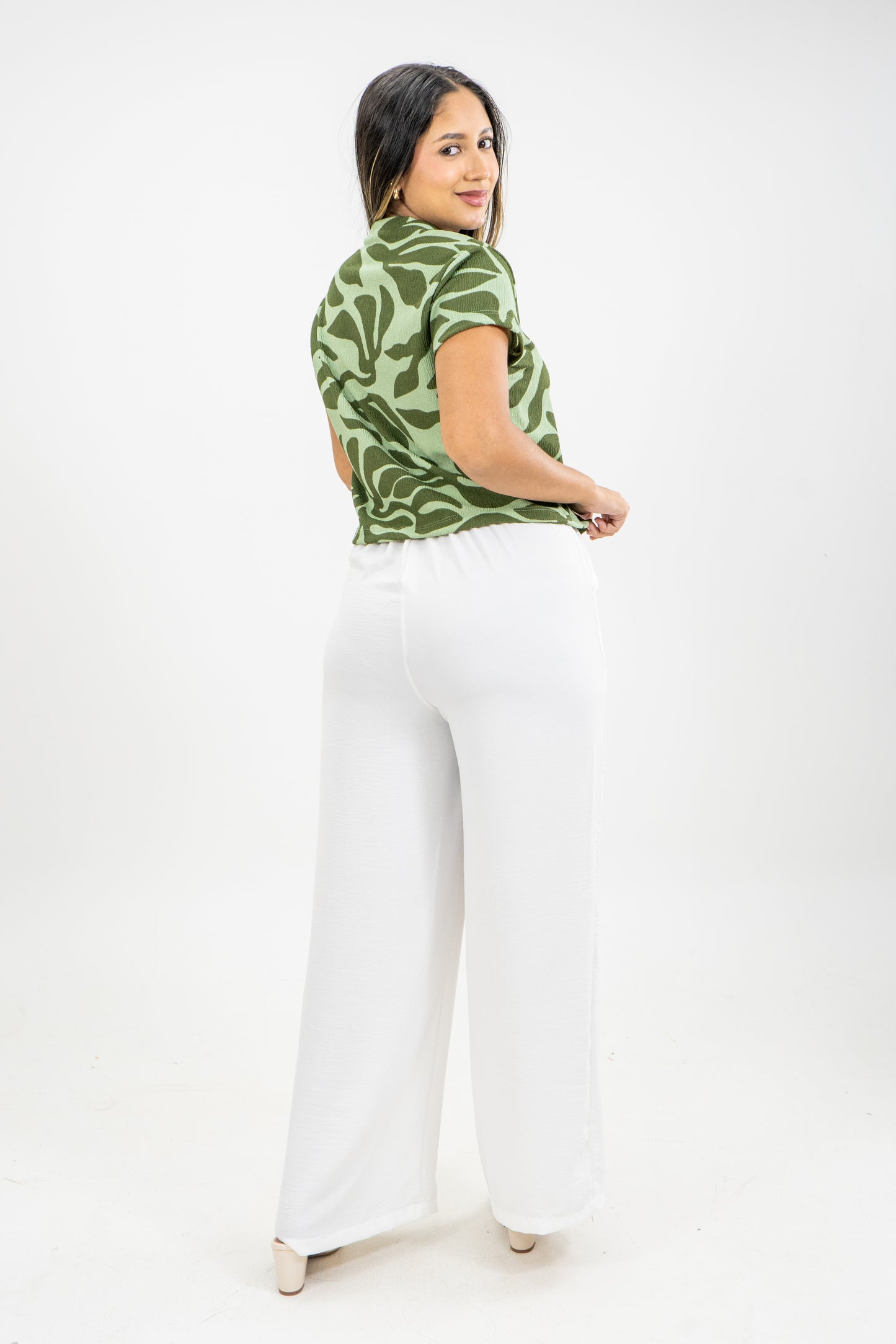 CAMISETA ROMA - COLOR VERDE CLARO