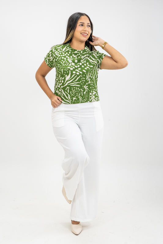 CAMISETA ROMA - COLOR VERDE