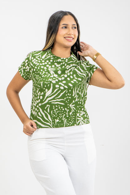 CAMISETA ROMA - COLOR VERDE