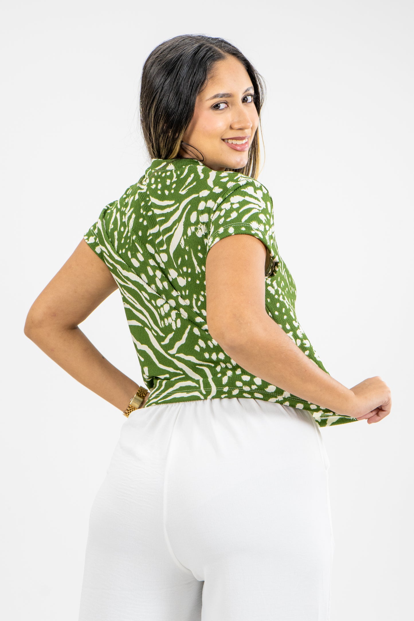 CAMISETA ROMA - COLOR VERDE