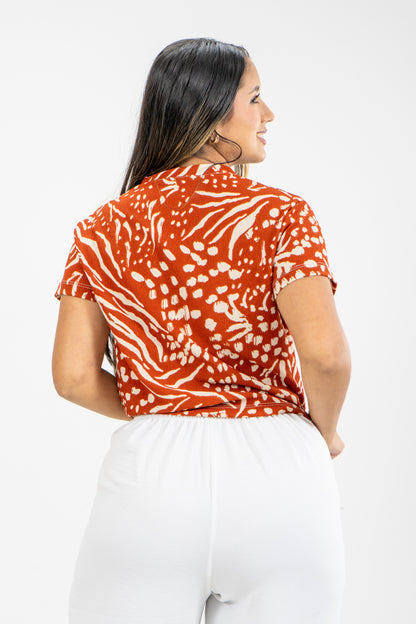 CAMISETA ROMA - COLOR ROJO