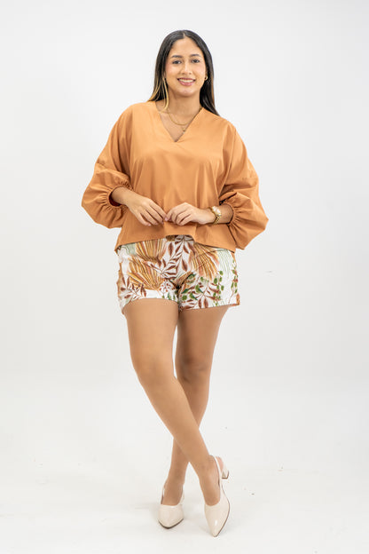 SHORT HADDI - COLOR MARRON