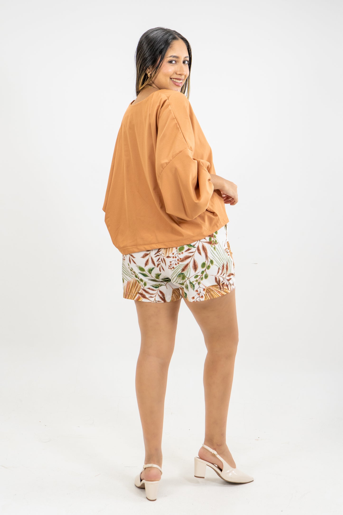 SHORT HADDI - COLOR MARRON