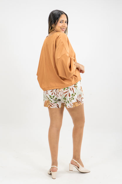 SHORT HADDI - COLOR MARRON