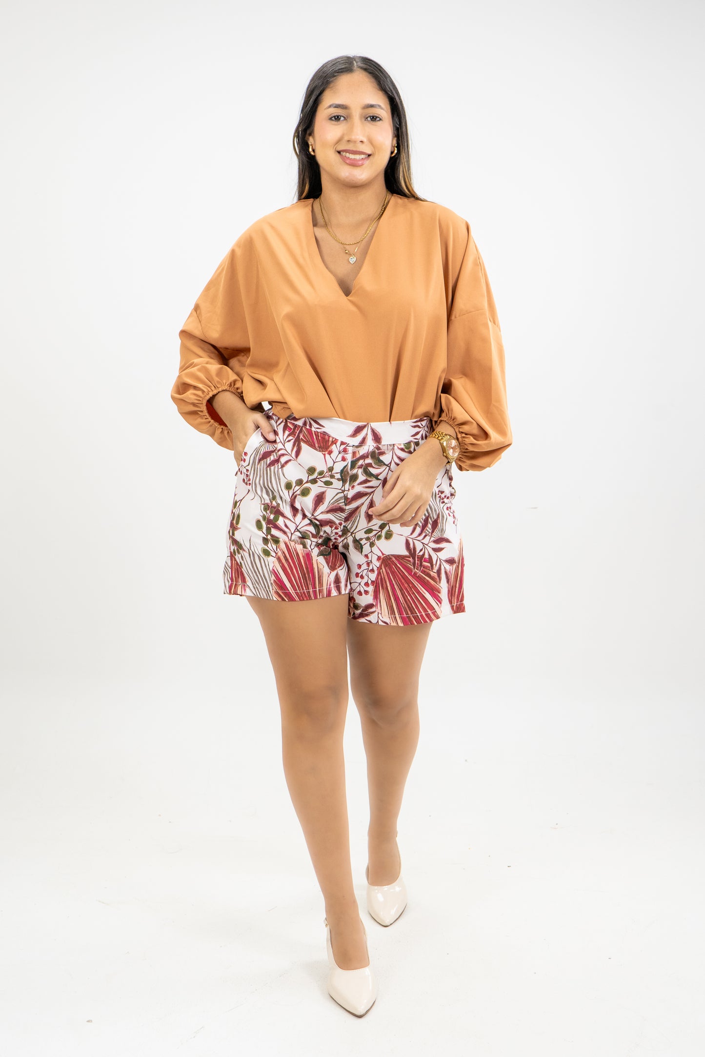 SHORT HADDI - COLOR ROJO