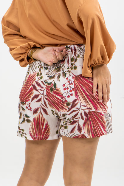 SHORT HADDI - COLOR ROJO