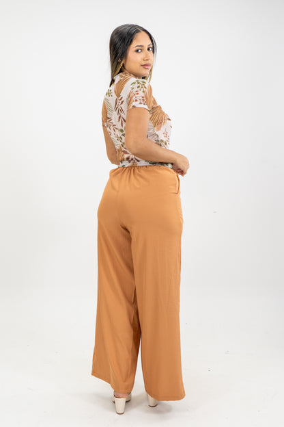 CAMISETA CUELLO D' TORTUGA - COLOR MARRO