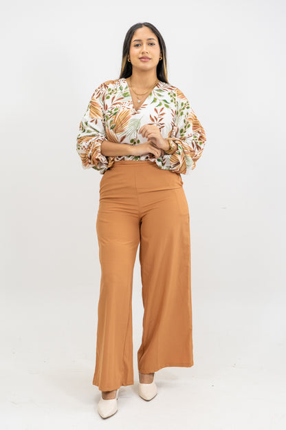 BLUSA AMIX - COLOR MARRON