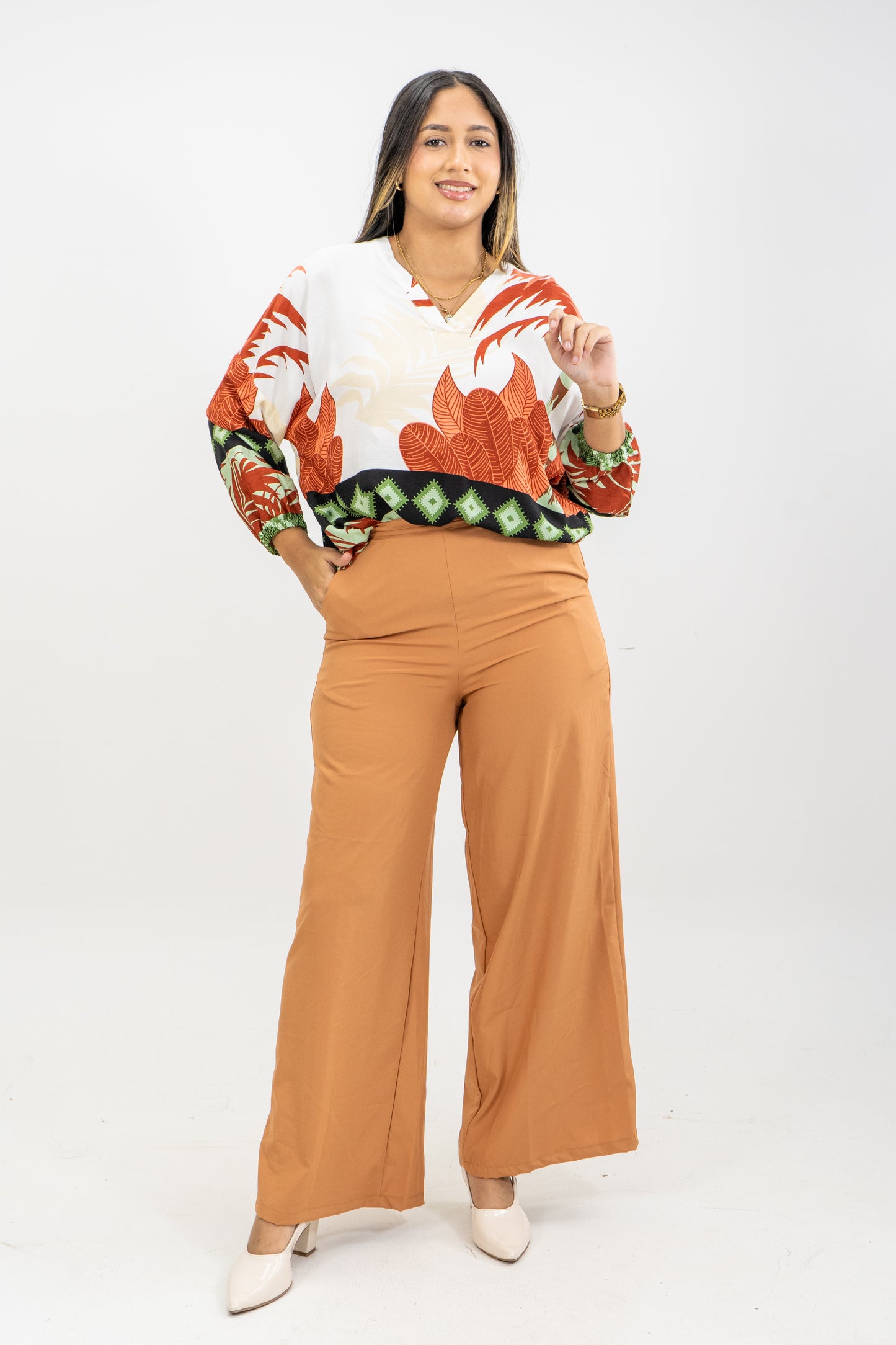 BLUSA CAMELIA - COLOR ROJO