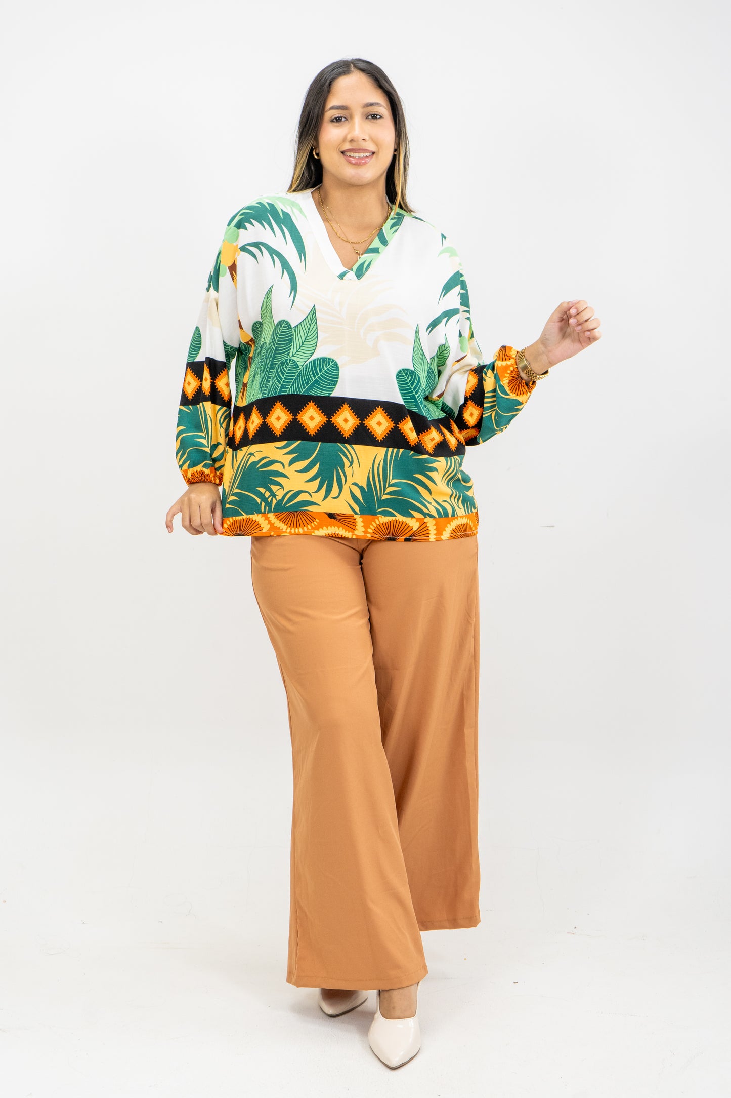 BLUSA CAMELIA - COLOR VERDE