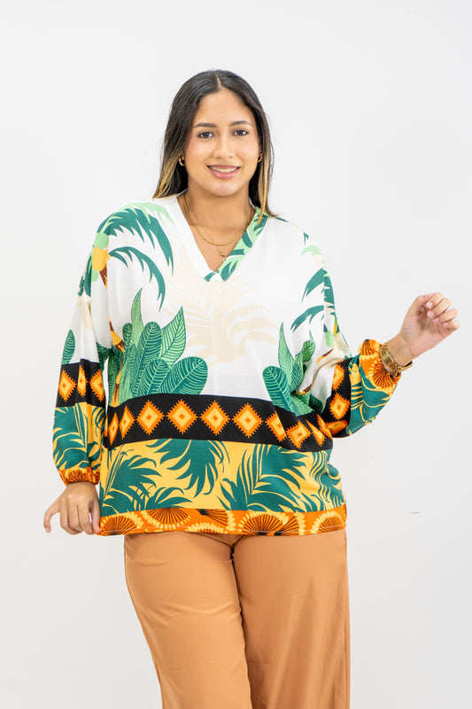 BLUSA CAMELIA - COLOR VERDE