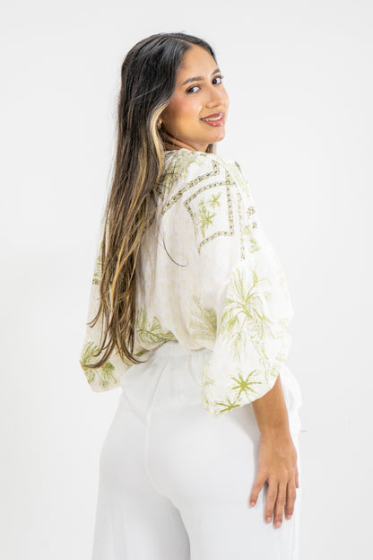 BLUSA AMIX - COLOR VERDE