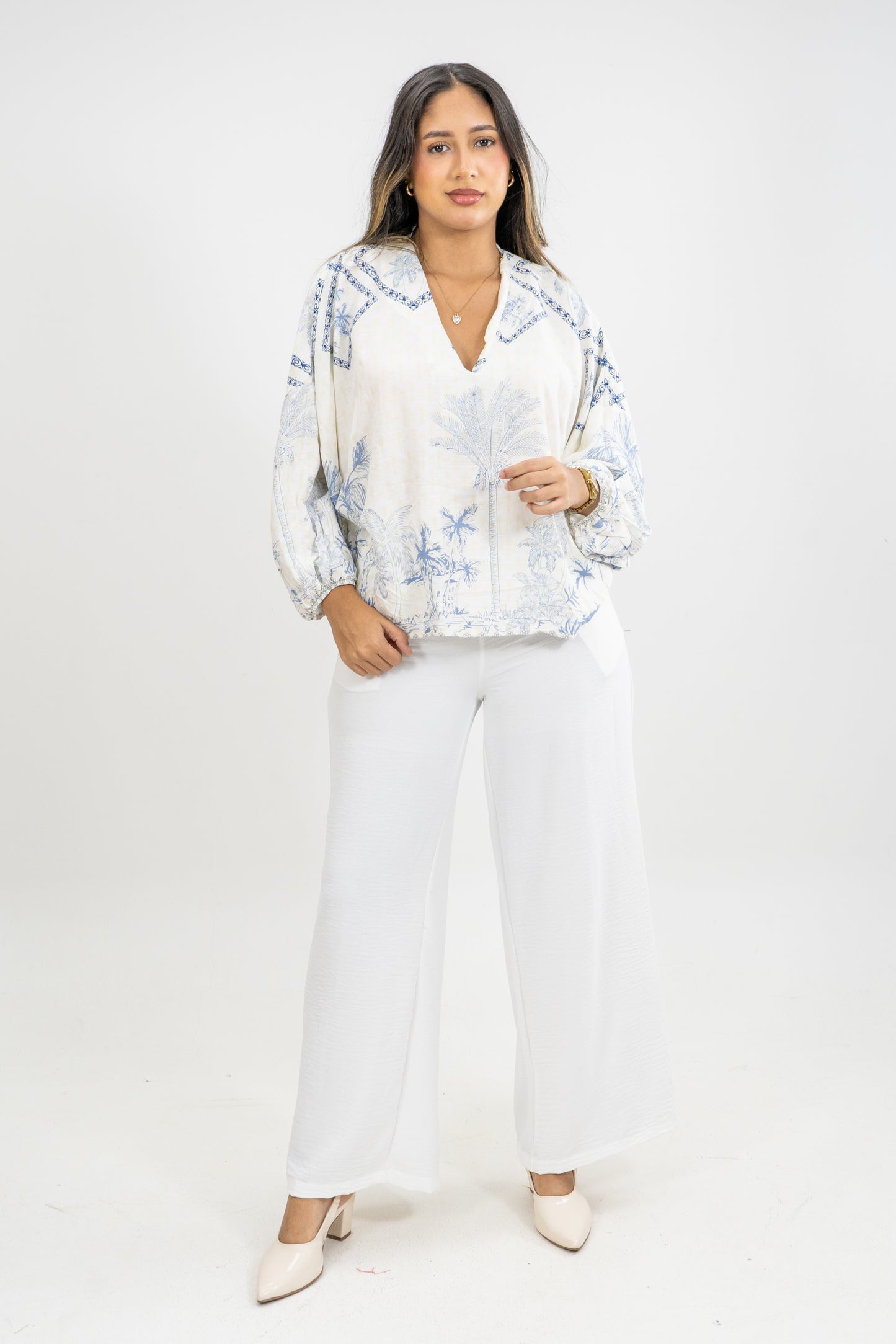 BLUSA AMIX - COLOR AZUL