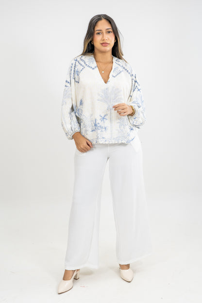 BLUSA AMIX - COLOR AZUL