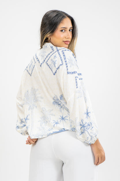 BLUSA AMIX - COLOR AZUL