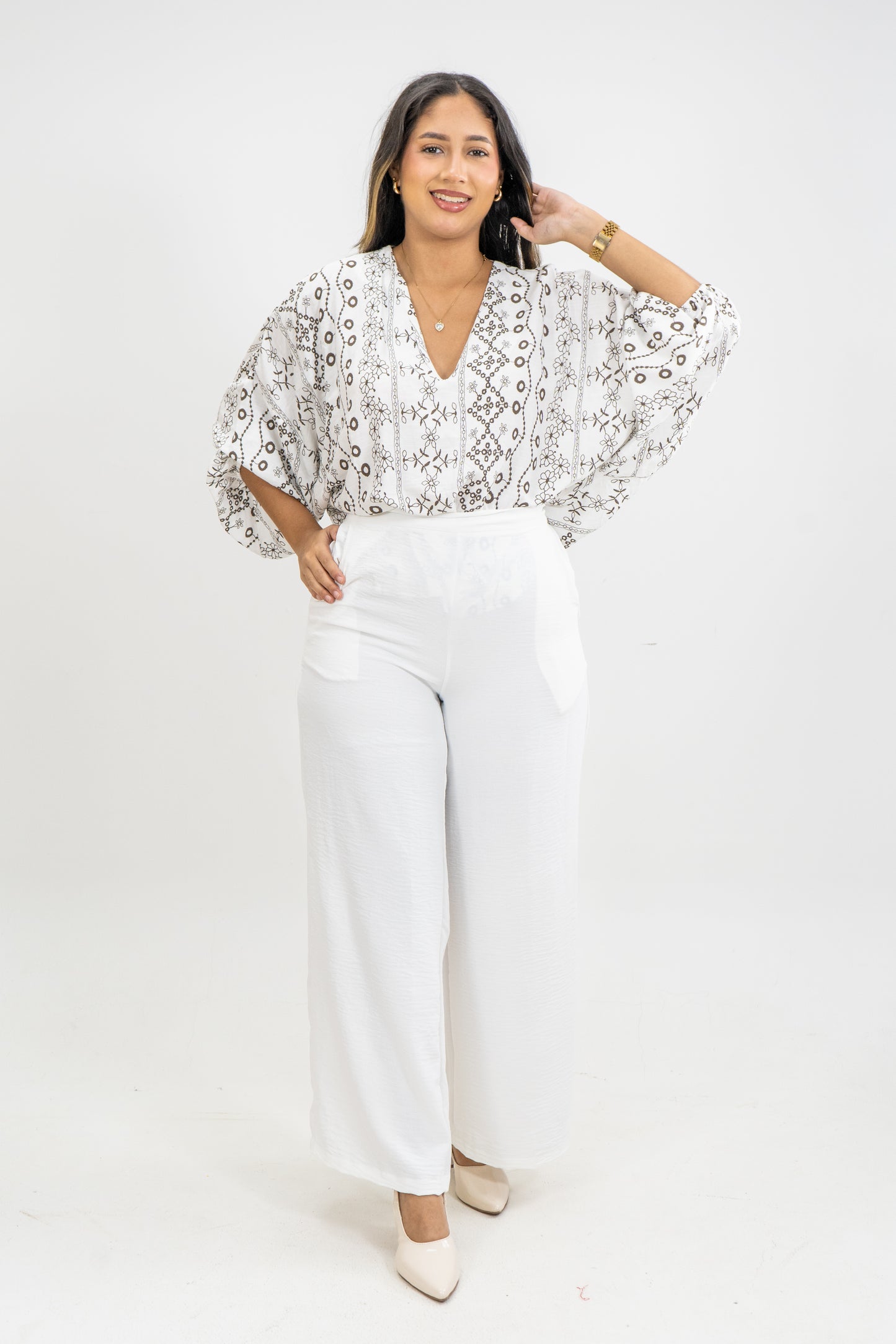 BLUSA AMIX - COLOR GRIS