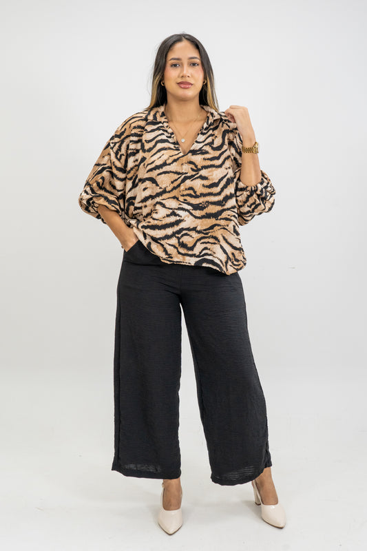 BLUSA VIVI- COLOR ANIMAL PRINT