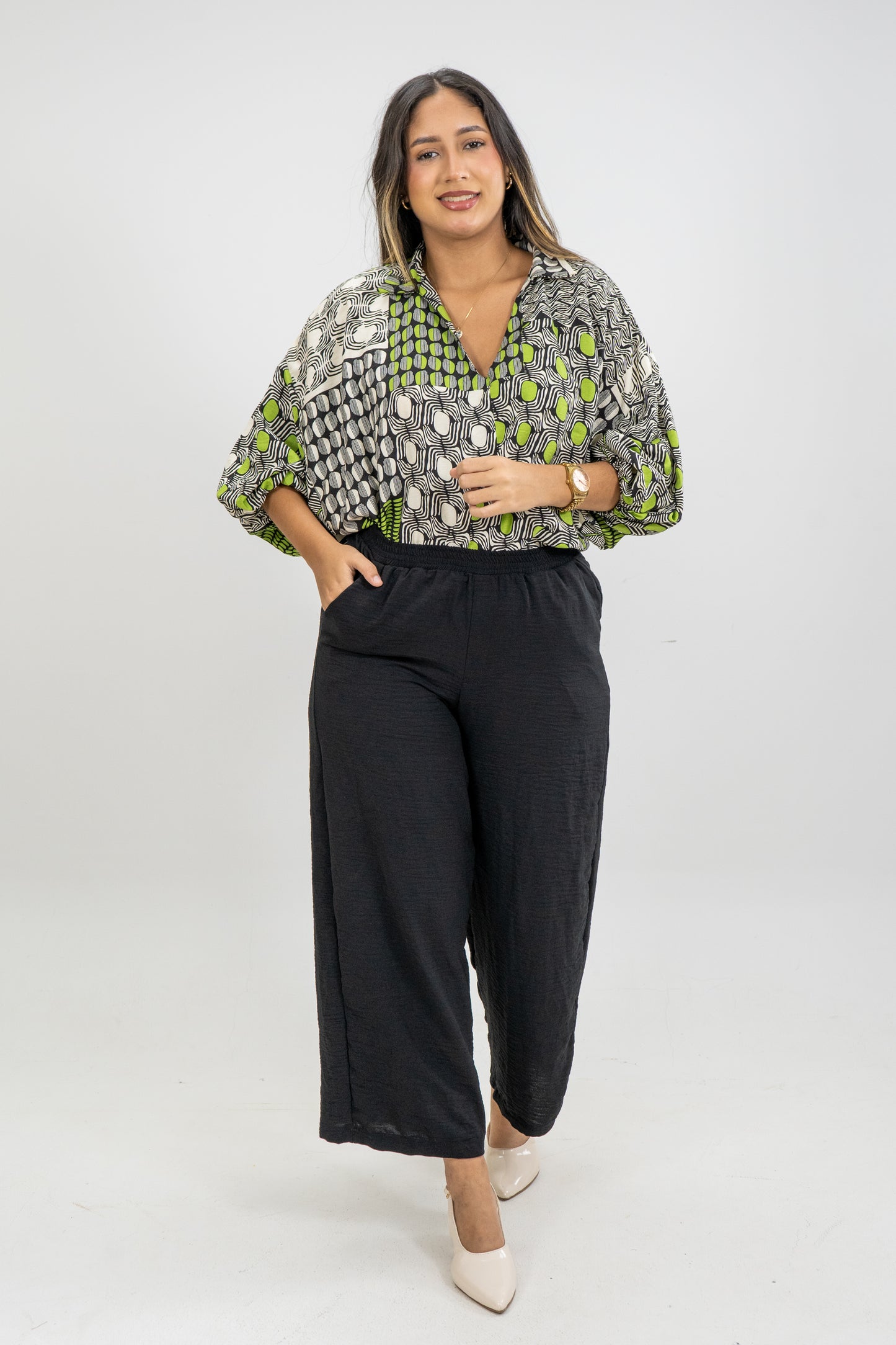 BLUSA VIVI- COLOR VERDE