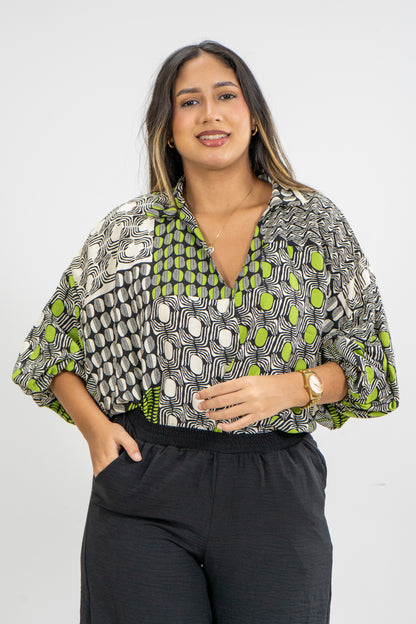 BLUSA VIVI- COLOR VERDE