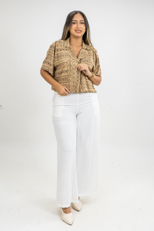BLUSA VIVI- COLOR BEIGE
