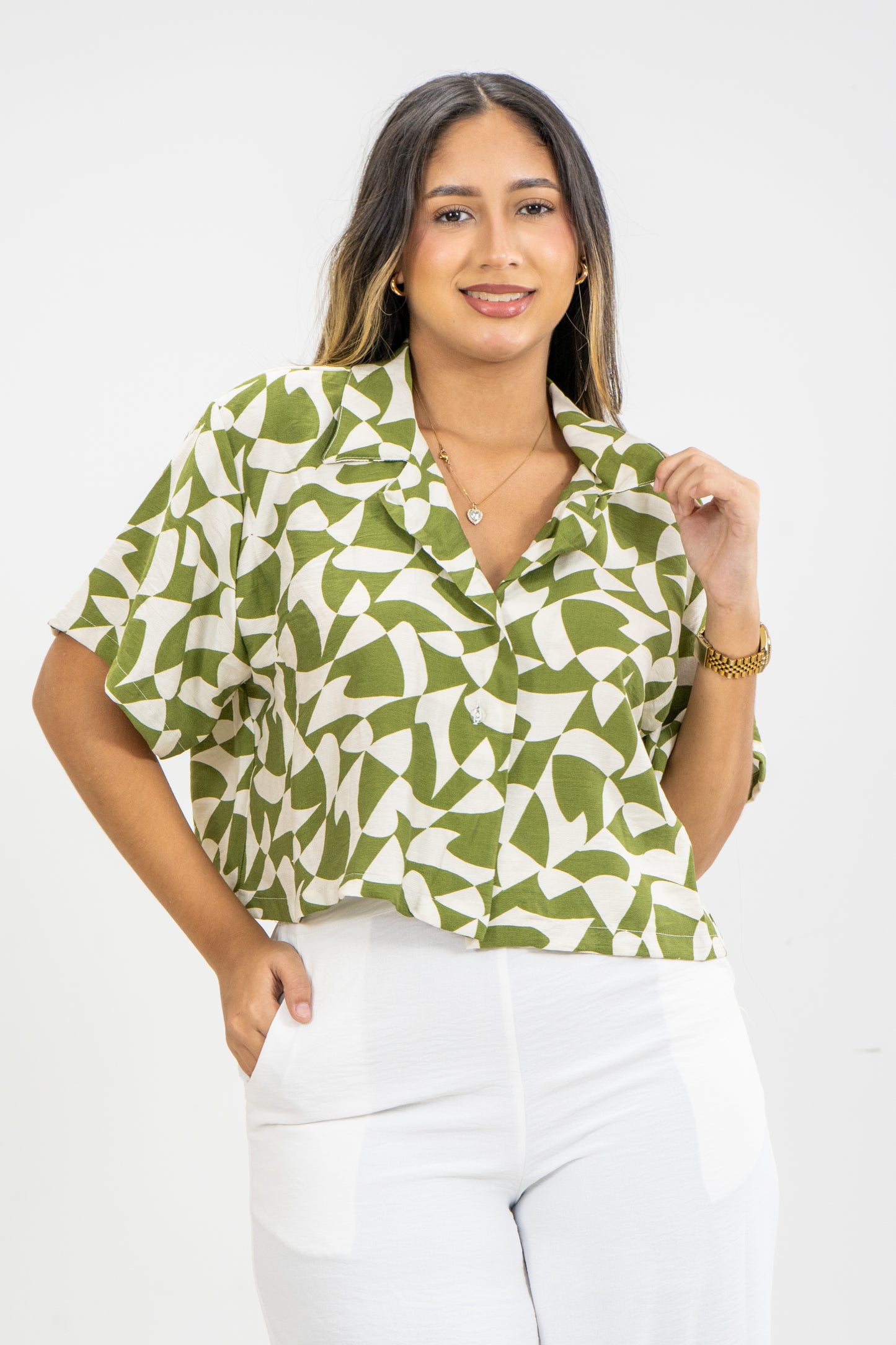 CAMISA ARIADNA - COLOR VERDE