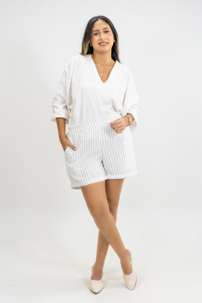 SHORT HADDI - COLOR BLANCO