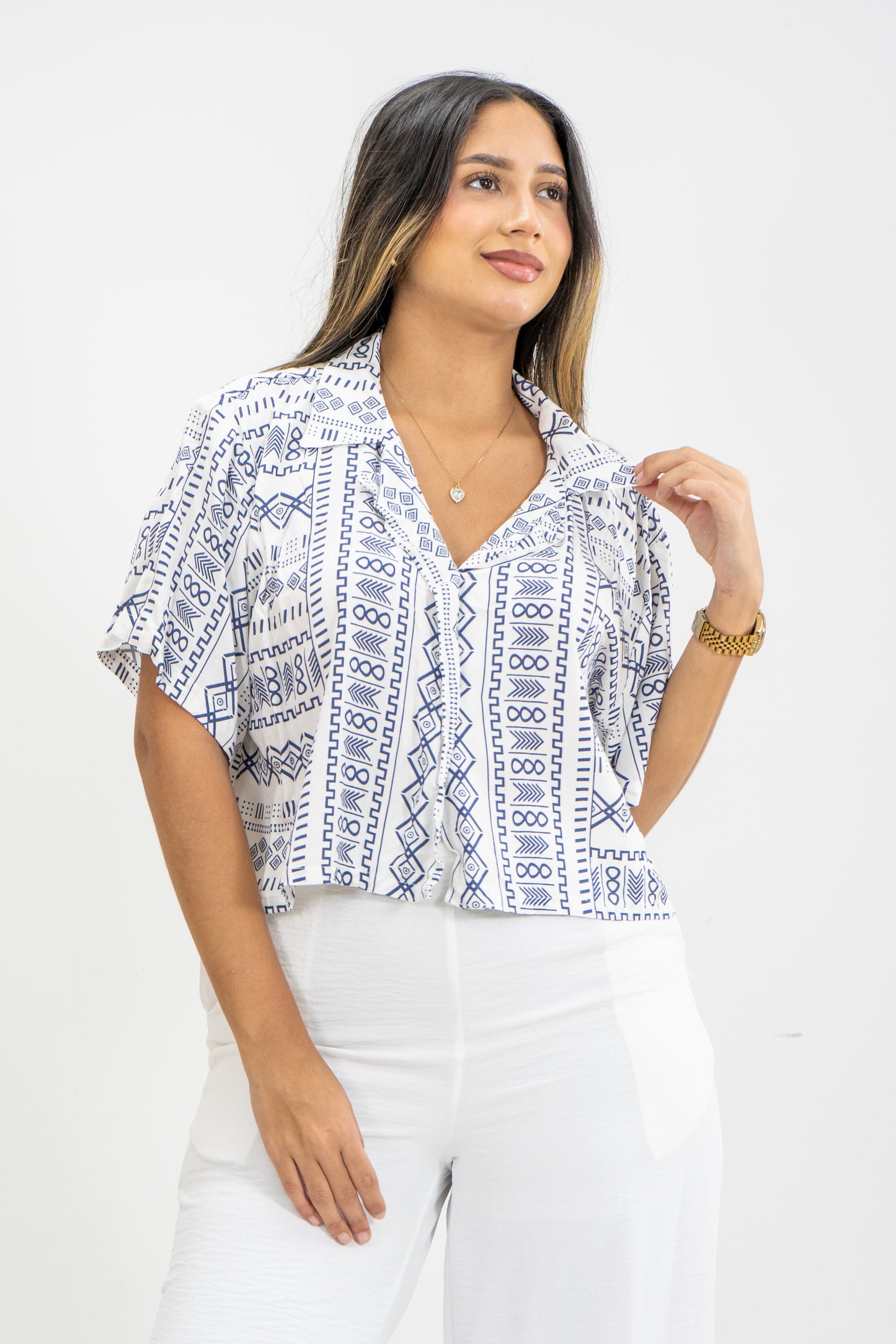 CAMISA ARIADNA - COLOR AZUL