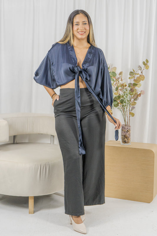 BLUSA LONDRES AZUL TURQUI