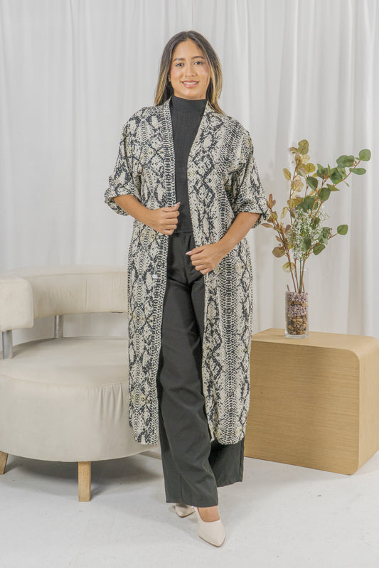 KIMONO CARTAGENA ANIMAL PRINT PITON