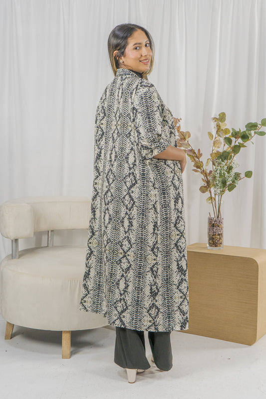 KIMONO CARTAGENA ANIMAL PRINT PITON