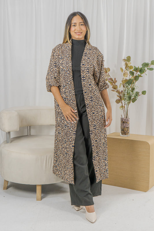 KIMONO CARTAGENA ANIMAL PRINT LEOPARDO