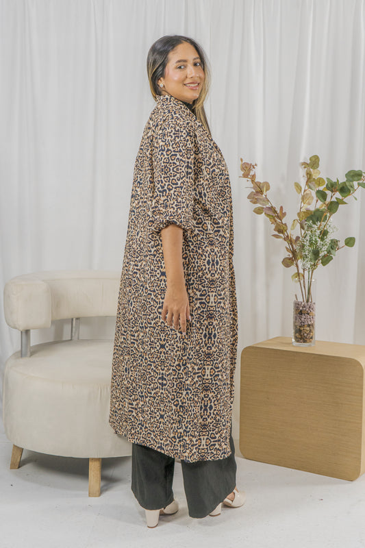 KIMONO CARTAGENA ANIMAL PRINT LEOPARDO