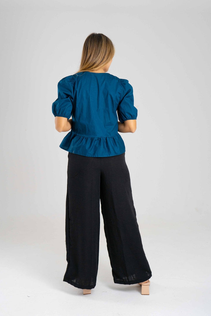 BLUSA EVA II - AZUL NAVY - Sofisticadas